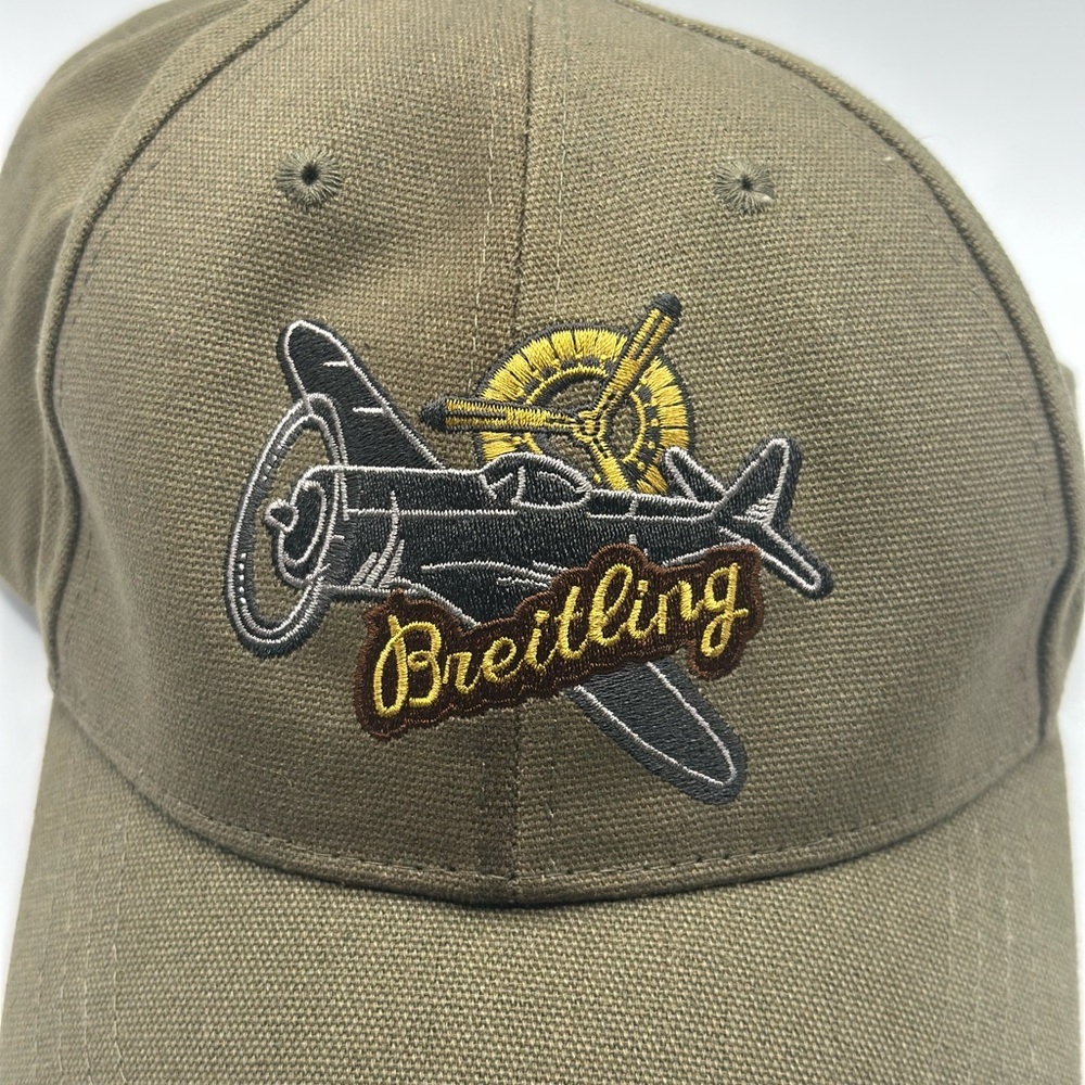 Breitling Green Factory Embroidered Aviator Airpl… - image 2